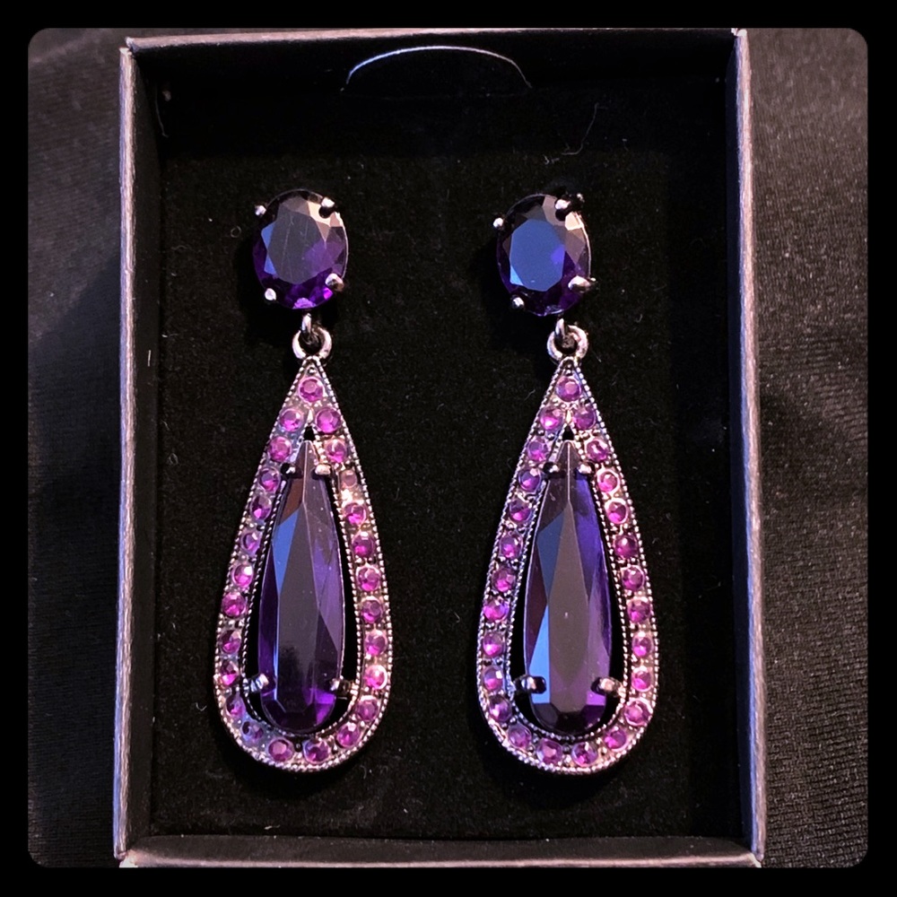 Vintage Avon | Purple Barcelona Earrings